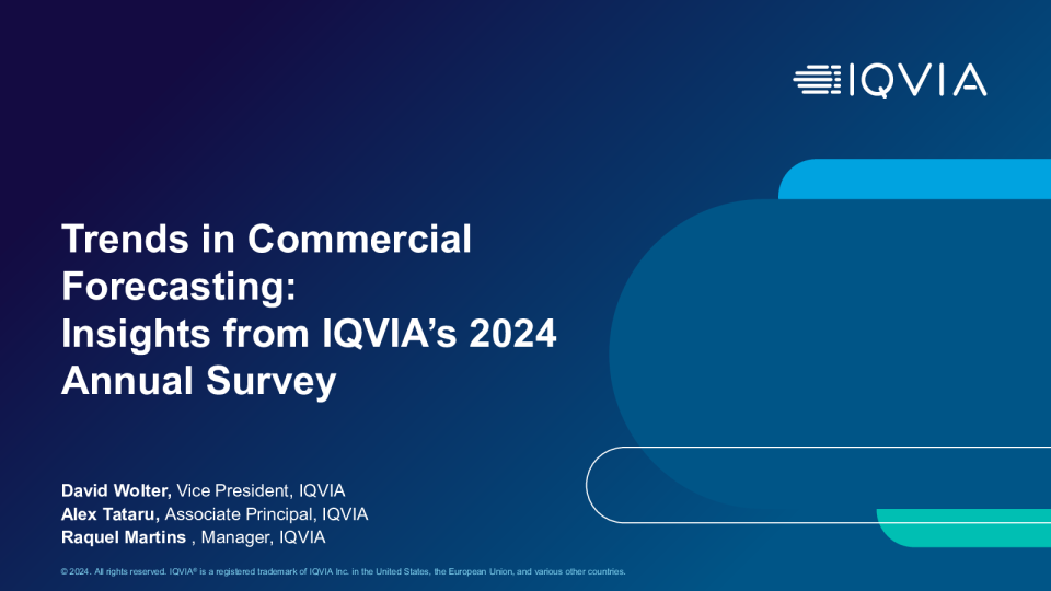 商业预测趋势：来自IQVIA 2024年年度调查的见解