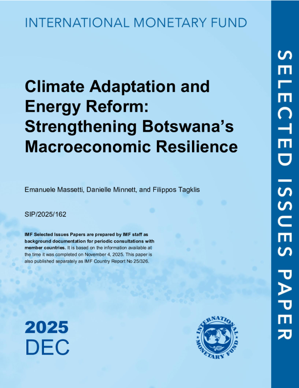 气候适应与能源改革：增强博茨瓦纳的宏观经济韧性