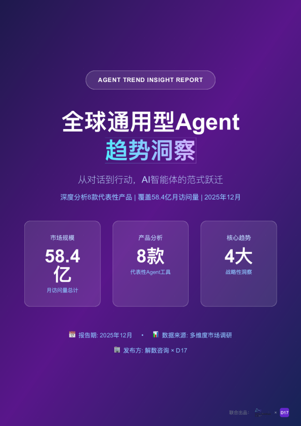全球通用型Agent 趋势洞察