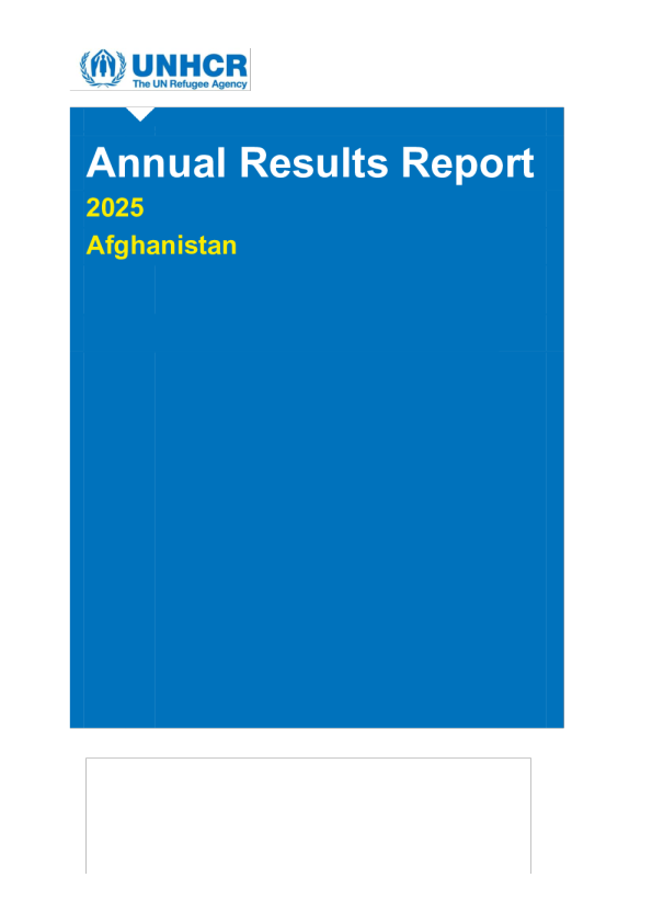 年度成果报告：2025 阿富汗