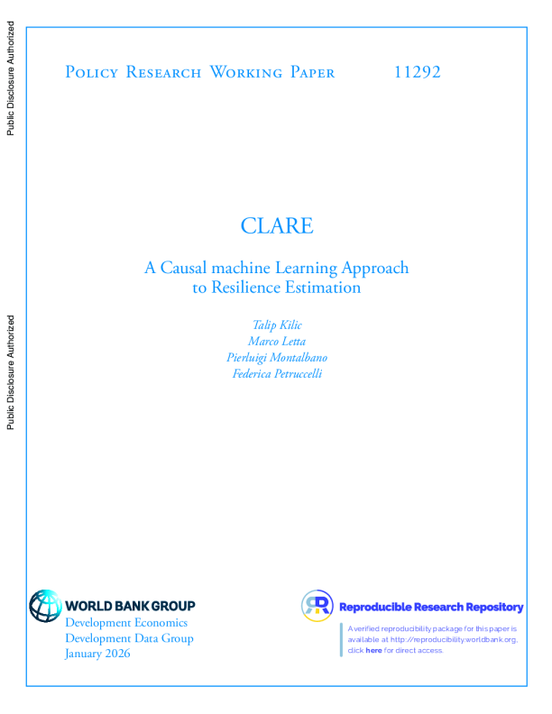 CLARE：一种用于弹性估计的因果机器学习方法（英）