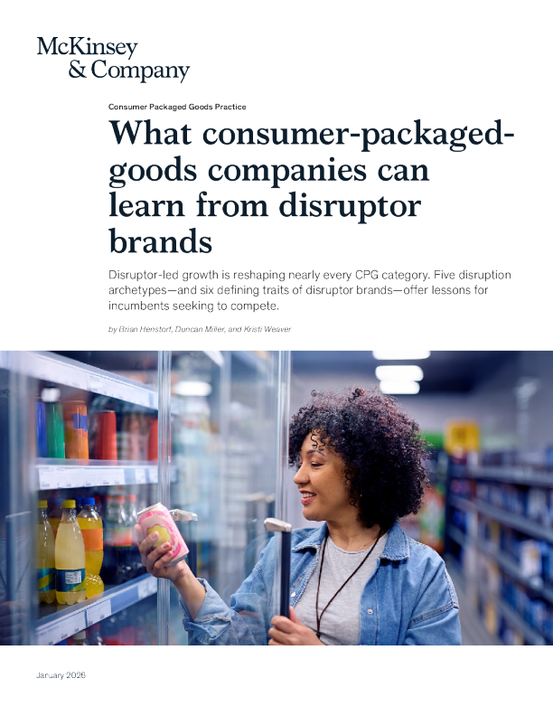 消费品包装公司可以从颠覆品牌中学到什么（英）