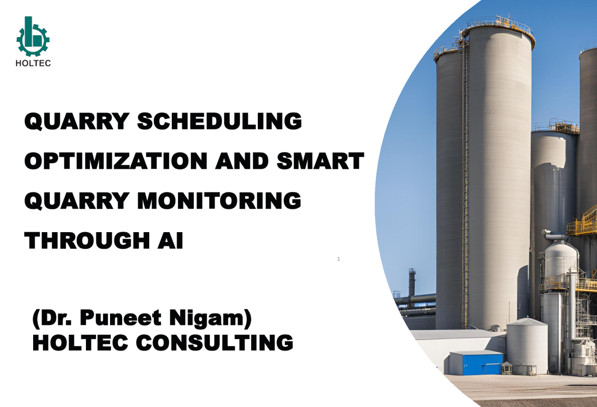 基于人工智能的采石场调度优化和智能采石场监控