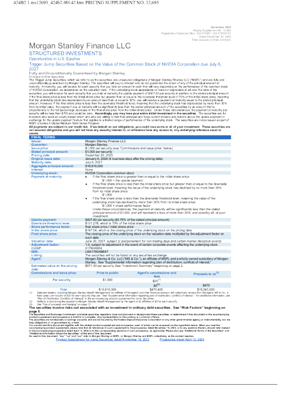 摩根士丹利美股招股说明书(2026-01-02版)