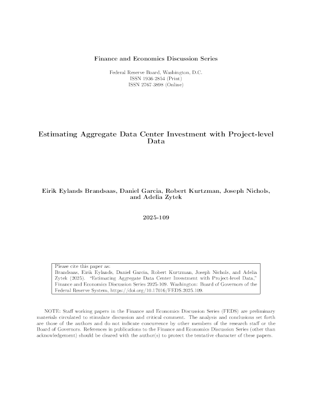 利用项目级数据估算数据中心总投资