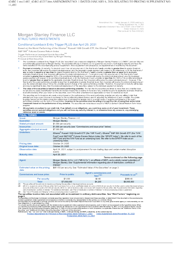 摩根士丹利美股招股说明书(2026-01-06版)