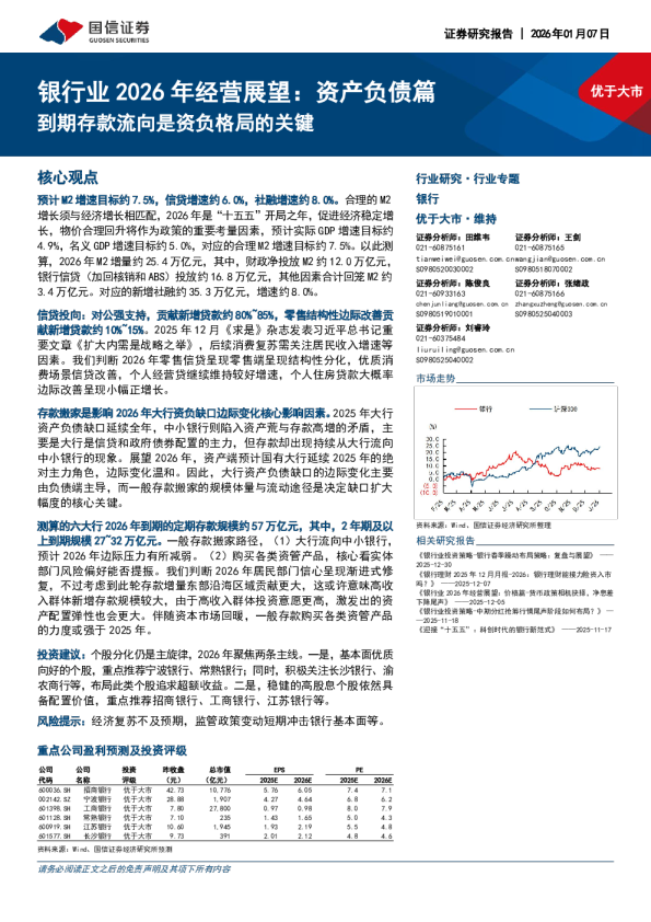 银行业2026年经营展望：资产负债篇：期存款流向是资负格局的关键