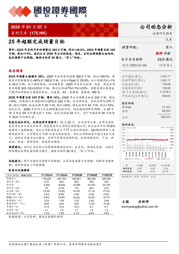 25年超额完成销量目标