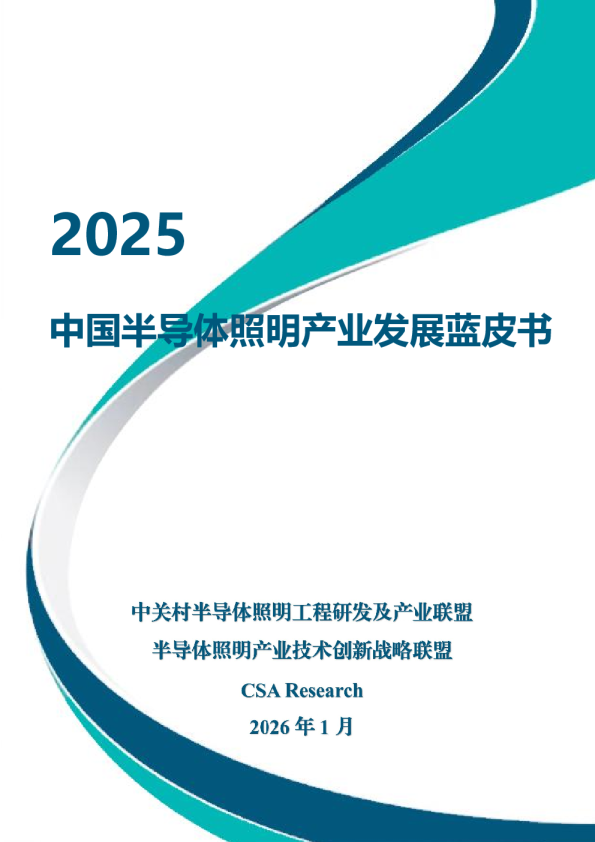 2025中国半导体照明产业发展蓝皮书