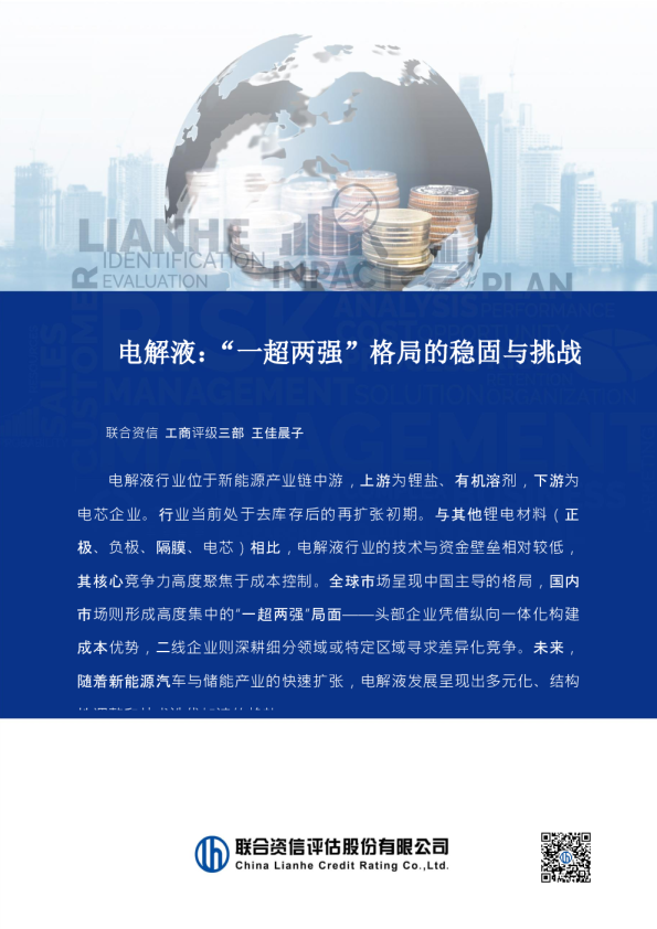 电解液：“一超两强”格局的稳固与挑战