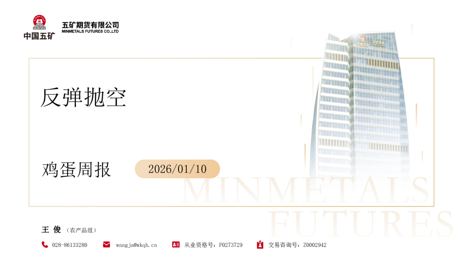 鸡蛋周报：反弹抛空