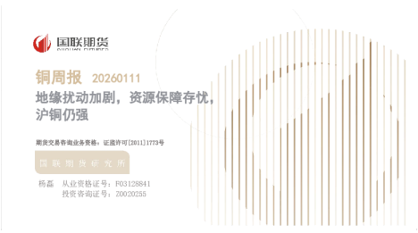 地缘扰动加剧，资源保障存忧，沪铜仍强：铜周报20260111