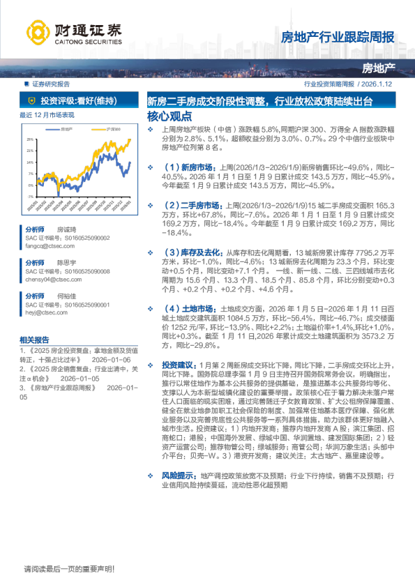 新房二手房成交阶段性调整，行业放松政策陆续出台