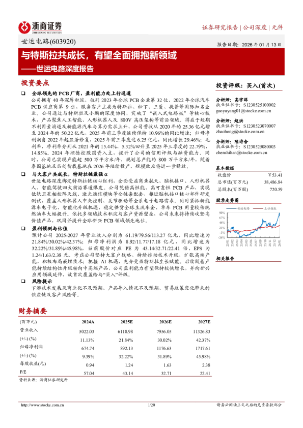 深度报告：与特斯拉共成长，有望全面拥抱新领域