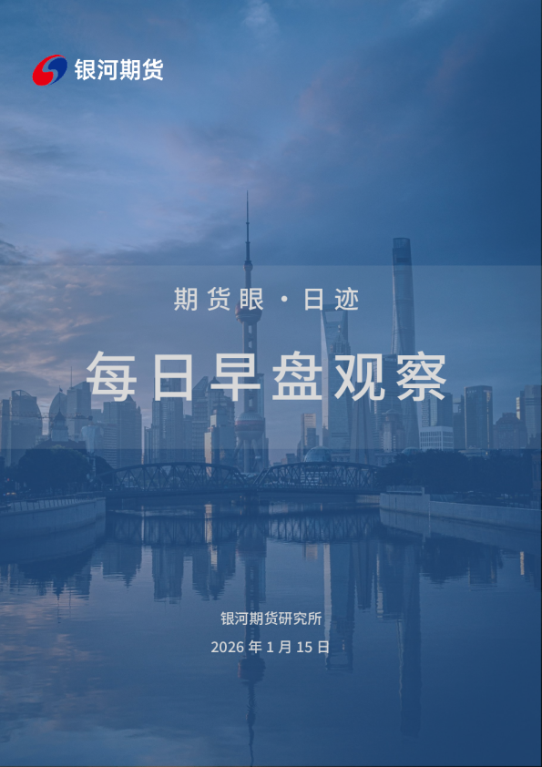 期货眼·日迹：每日早盘观察