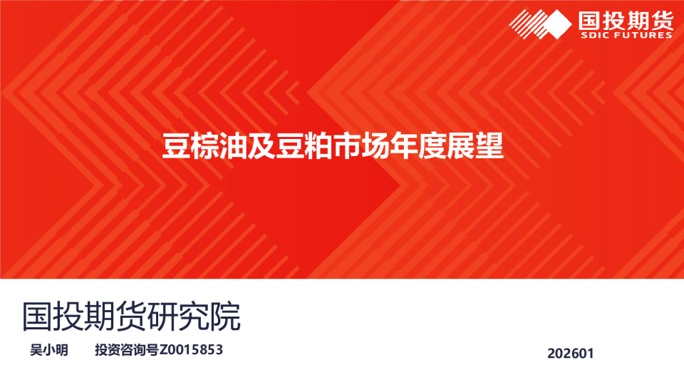 豆棕油及豆粕市场年度展望