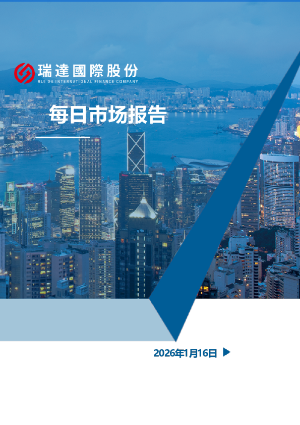 【每日研报20260116】美国就业市场趋稳，联储官员发言偏鹰