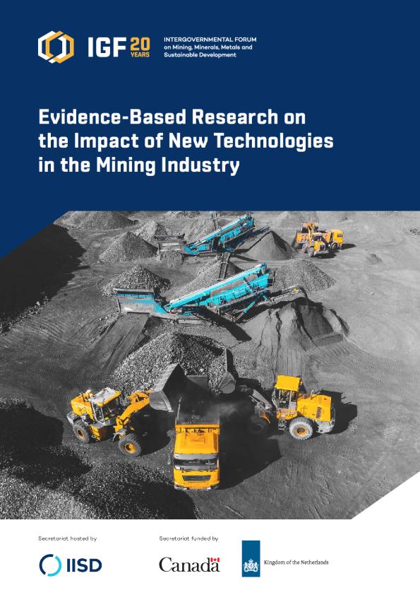 基于证据的矿业新技术影响研究报告