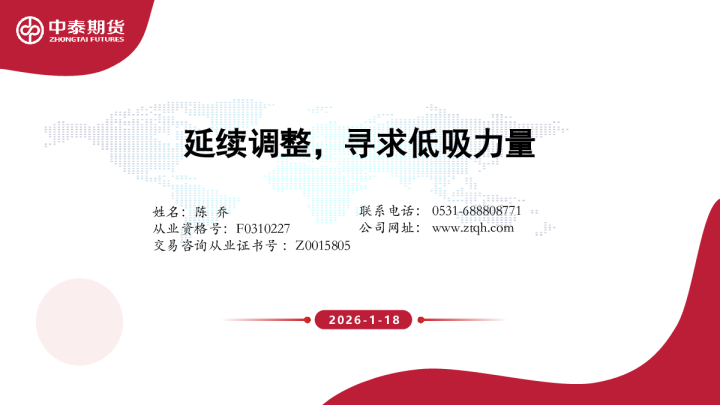 延续调整，寻求低吸力量