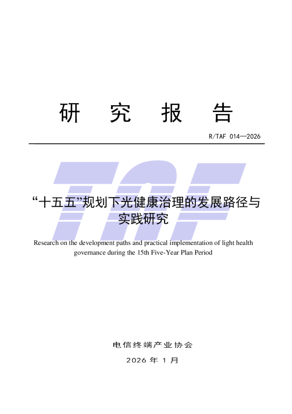 “十五五”规划下光健康治理的发展路径与实践研究