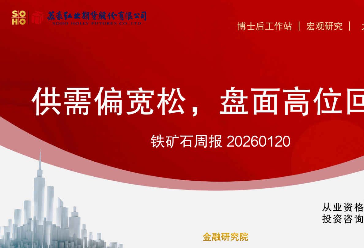 铁矿石周报：供需偏宽松，盘面高位回落