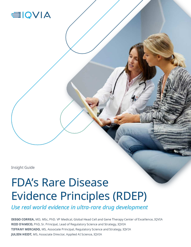 美国食品药品监督管理局罕见病证据原则（RDEP）