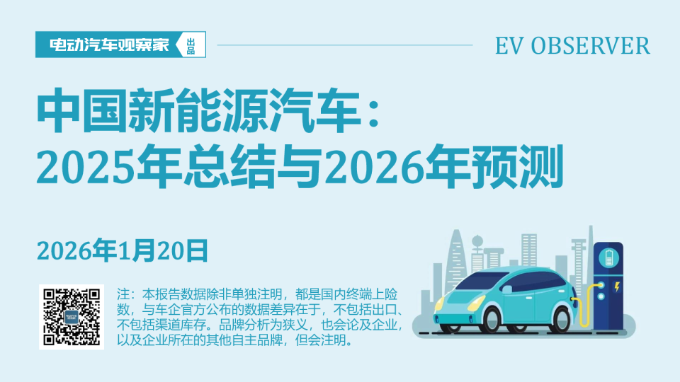中国新能源汽车：2025年总结与2026年预测