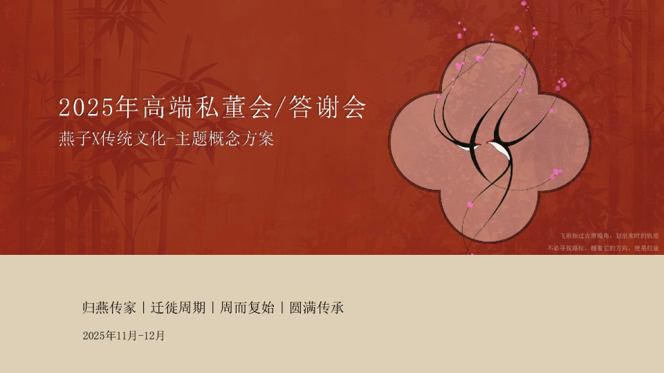 马年高端主题私董会答谢会方案