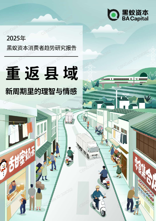 2025年黑蚁资本消费者趋势研究报告：重返县域：新周期里的理智与情感