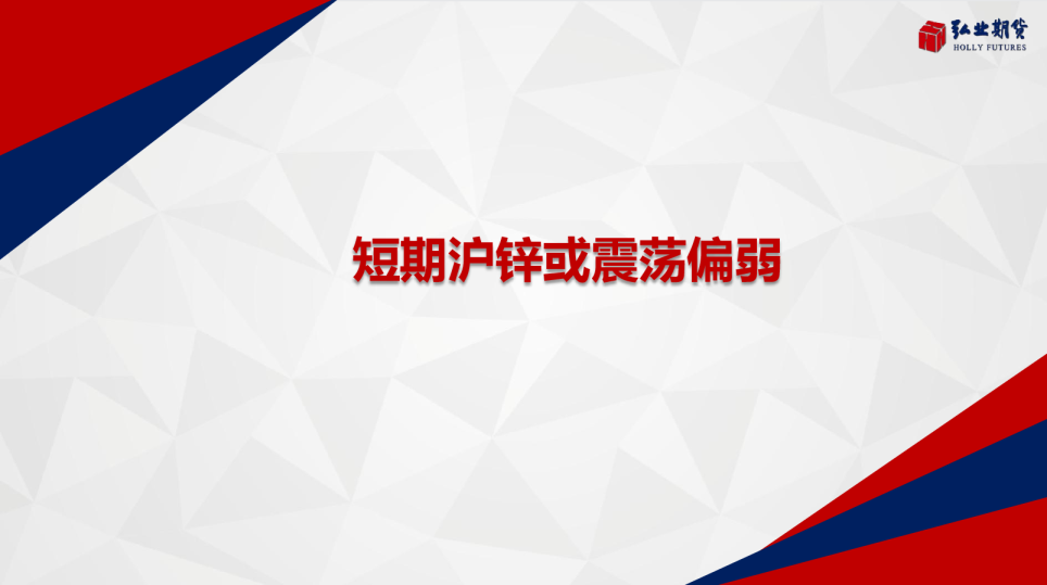 短期沪锌或震荡偏弱