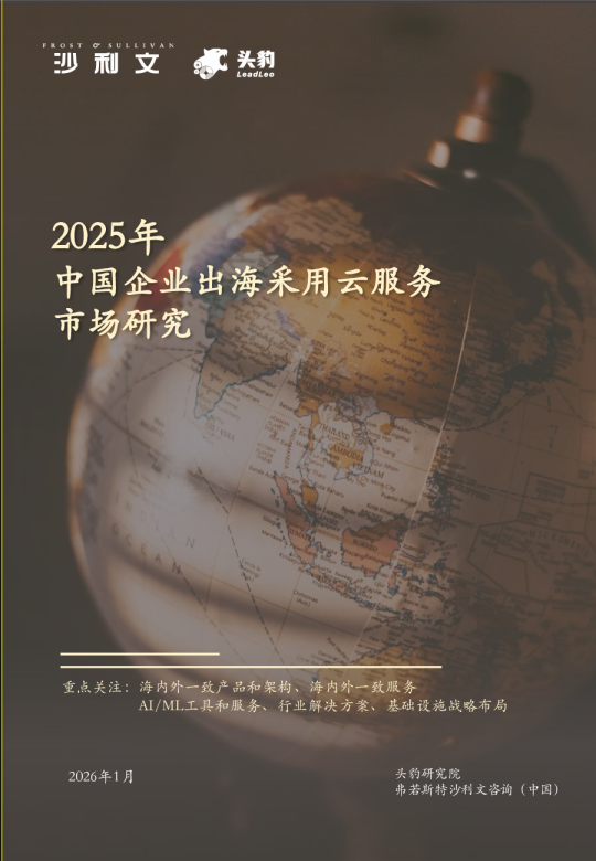 2025年中国企业出海采用云服务市场研究