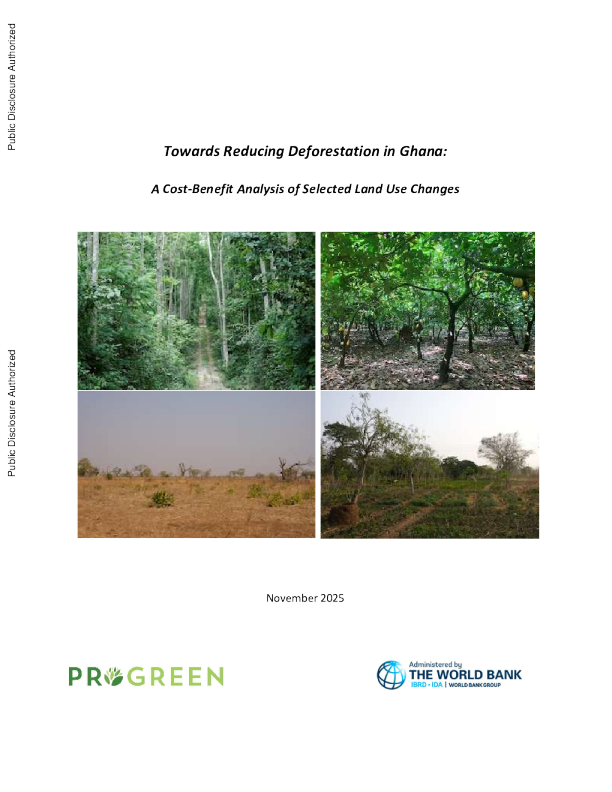 减少加纳的森林砍伐：对选定土地利用变化的成本效益分析（英）2025