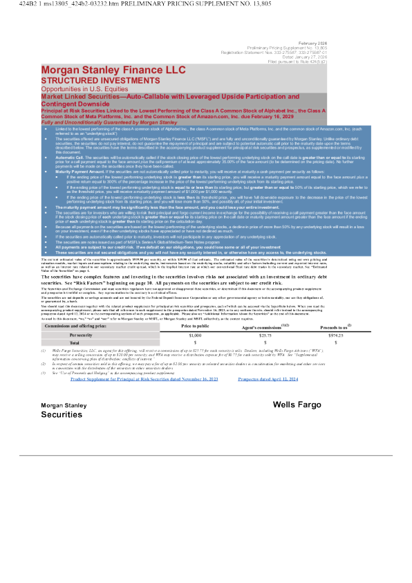 摩根士丹利美股招股说明书(2026-01-27版)