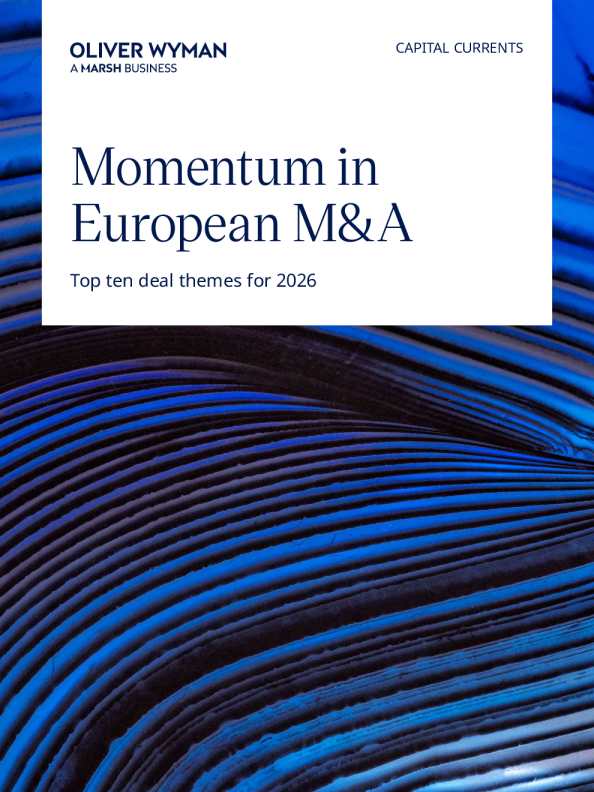 欧洲并购势头：2026年十大交易主题