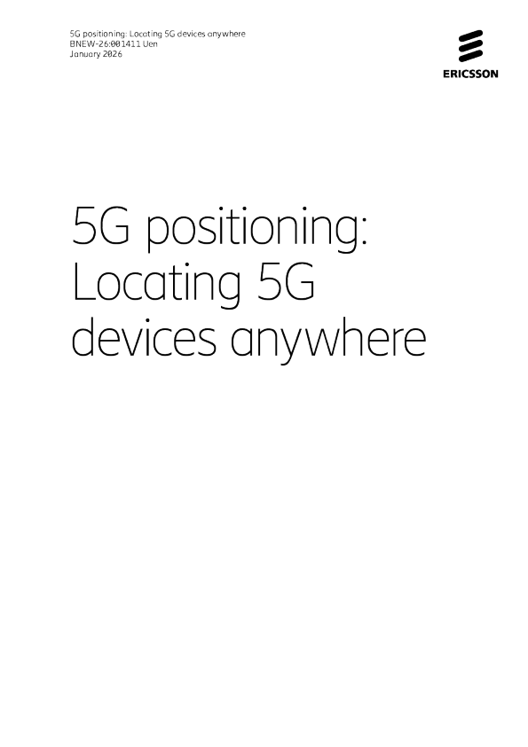 5G定位：随时随地确定5G设备位置