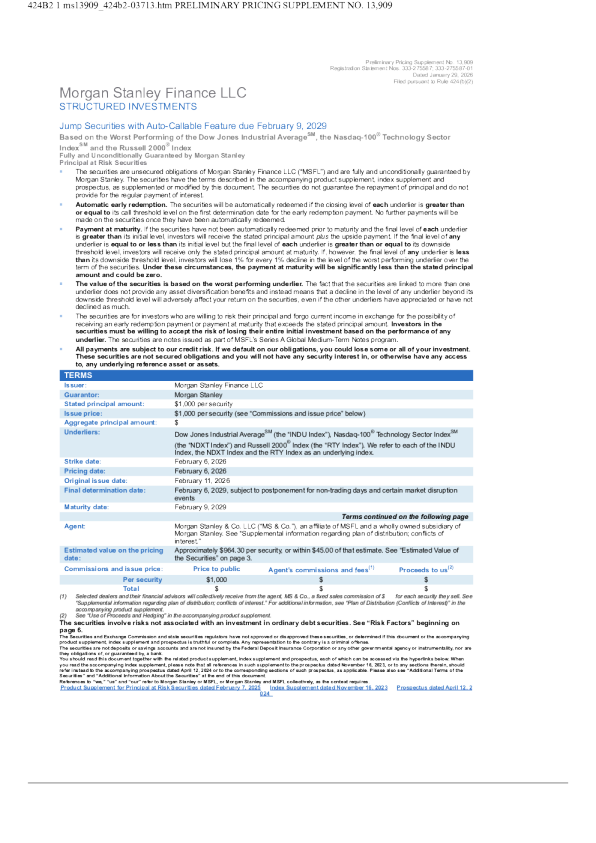 摩根士丹利美股招股说明书(2026-01-29版)
