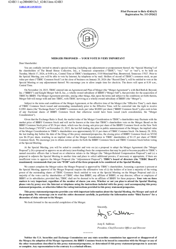 3B家居美股招股说明书(2026-01-30版)