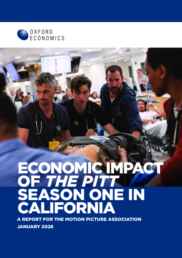 《匹兹堡》第一季在加利福尼亚州的经济影响