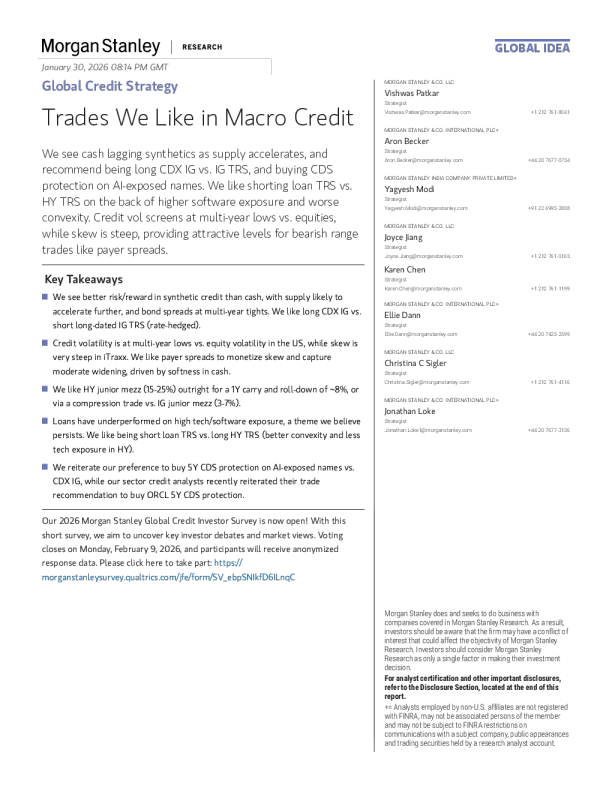 宏观信用策略：我们看好的交易