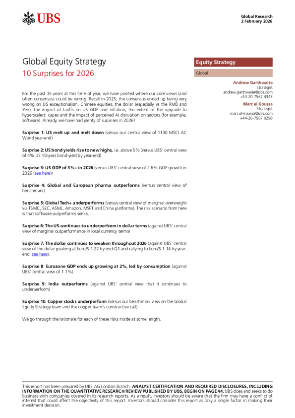 2026年十大意外情景