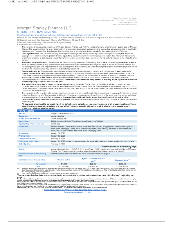 摩根士丹利美股招股说明书(2026-02-03版)