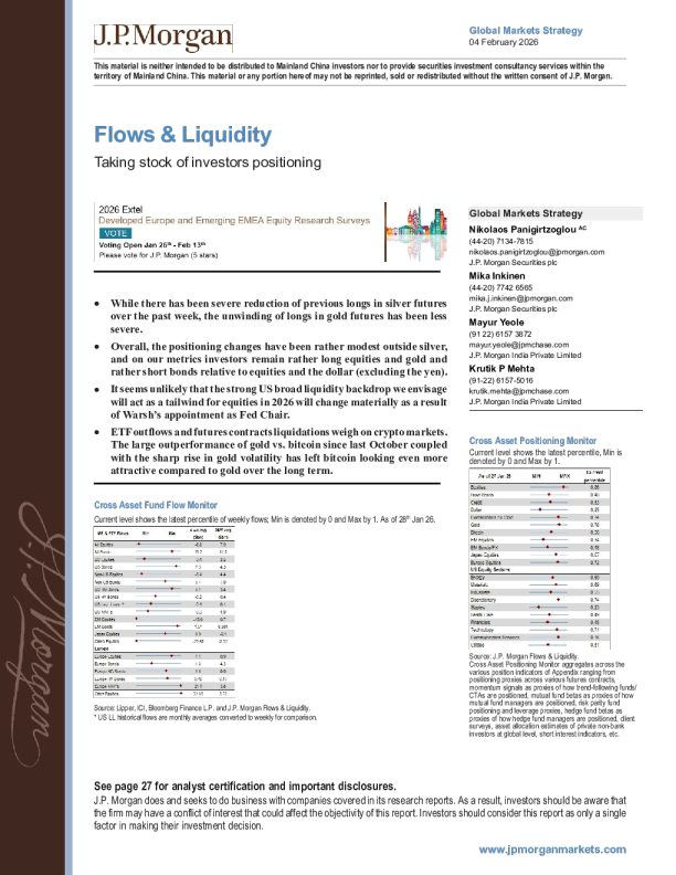 资金流动与流动性：评估投资者头寸