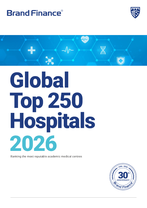 2026年全球医院250强：最具声誉的学术医疗中心排名