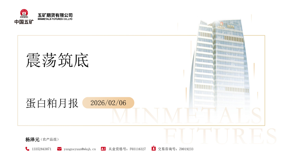 蛋白粕月报 2026 02 06：震荡筑底