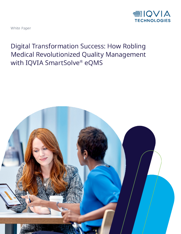 数字化转型成功：Robling Medical如何借助IQVIA SmartSolve® eQMS革新质量管理