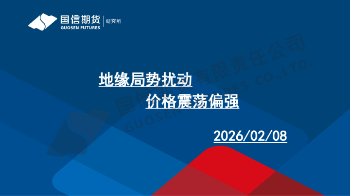 地缘局势扰动 价格震荡偏强