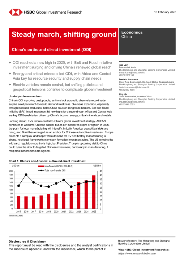China's Direct Foreign Investment (ODI): Steadily Advancing, Redefining the Landscape