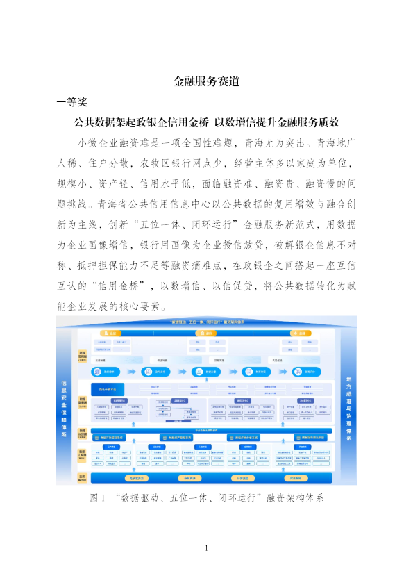 公共数据架起政银企信用金桥 以数增信提升金融服务质效