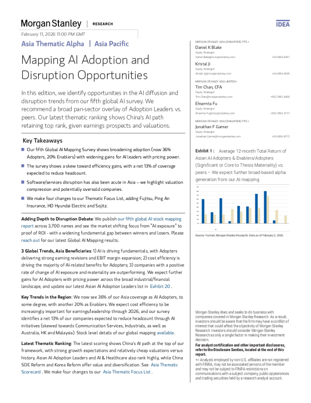亚洲主题阿尔法：绘制人工智能采用与颠覆机遇