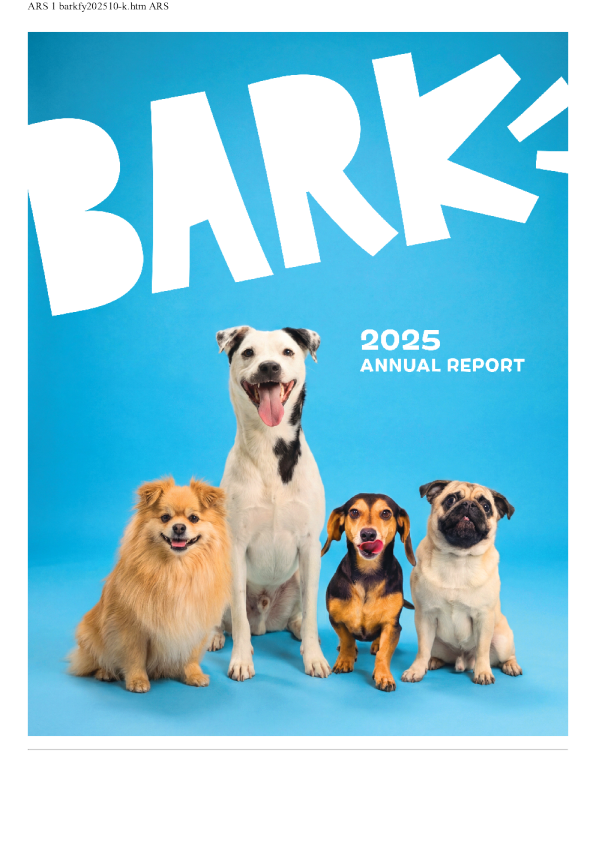 Bark Inc 2025年度报告